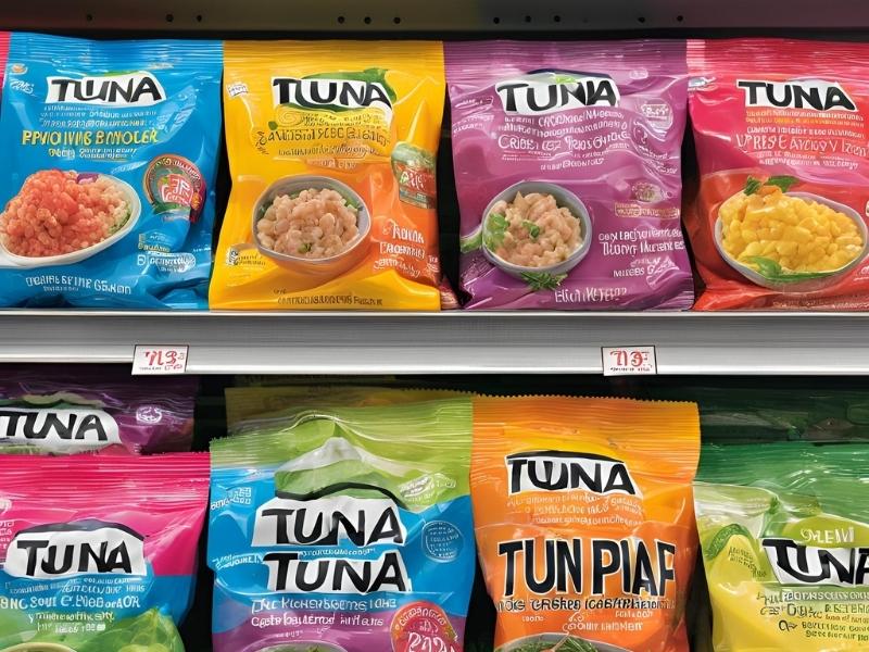 Tuna packets, a high-protein, low-carb snack perfect for diabetes-friendly eating and blood sugar control.