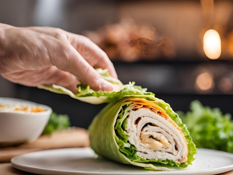 Turkey Roll-Ups – a high-protein, low-carb snack great for blood sugar control.